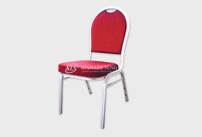 Cushion chair with black spandex chair cover – Kian Lee Seng